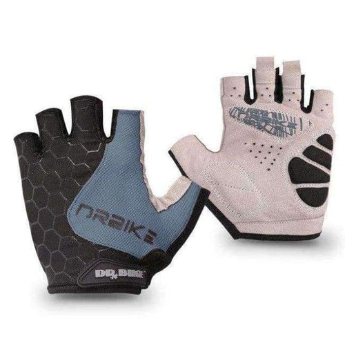 Planet Gates Grey / L / China Cycling Gloves Half Finger Sport Shockproof Accessories for Summer Mountain Bike Riding Men and Women