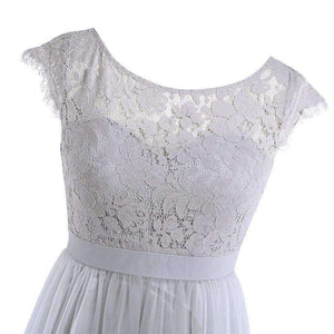 Planet Gates Grey Lace Long Bridesmaid Dresses 2017 Chiffon Dusty Rose Wine Red Pearl Pink Floor Length Wedding Party Summer Dresses