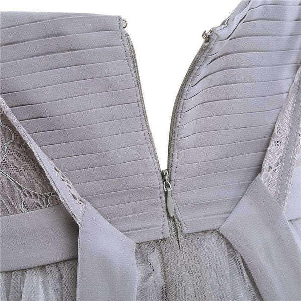 Planet Gates Grey Lace Long Bridesmaid Dresses 2017 Chiffon Dusty Rose Wine Red Pearl Pink Floor Length Wedding Party Summer Dresses