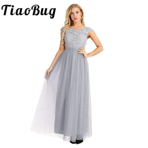 Planet Gates Grey Lace Long Bridesmaid Dresses 2017 Chiffon Dusty Rose Wine Red Pearl Pink Floor Length Wedding Party Summer Dresses