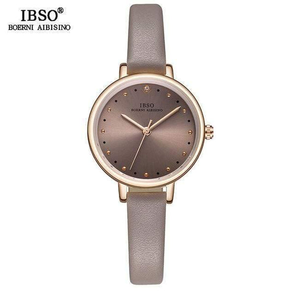 Planet Gates Grey Ladies Quartz Watch Leather Strap Montre Femme Fashion Women Wrist Watches Relogio Feminino Female Clock