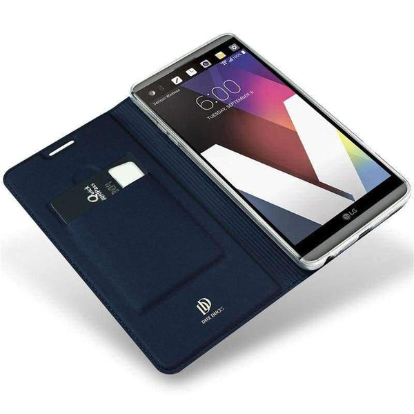 Planet Gates Grey LG G6 Case Luxury PU Leather + Silicone Wallet Flip Cover Housing With Card Slot Stand For LGG6 Phone Cases