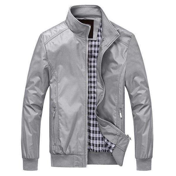 Planet Gates Grey / M Men's Jackets Men Casual Coats Men's Fashion Windbreaker Brand Clothing Male Slim Coats Plus Size M 5XL