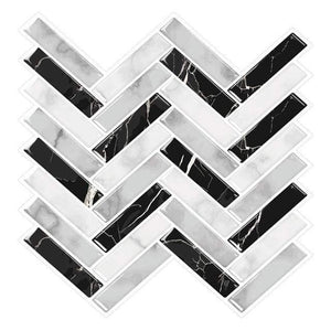 Kitchen Bathroom 3D Waterproof Self Adhesive Mosaic Wall Decal Cabinet Sticker Peel and Stick Backsplash Vinyl Tiles