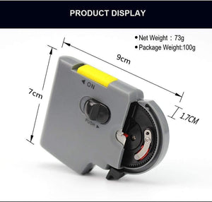 Planet Gates Grey Portable Electric Automatic Fishing Hook Tier Machine Fishing Accessories Tie Fast Fishing Hooks Line Tying Device