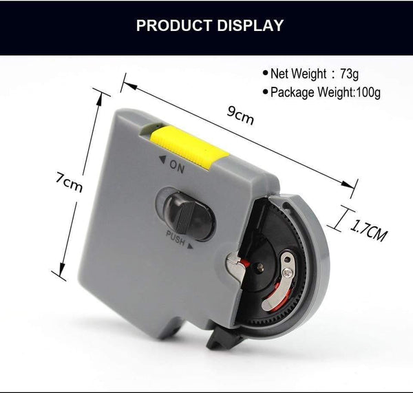 Planet Gates Grey Portable Electric Automatic Fishing Hook Tier Machine Fishing Accessories Tie Fast Fishing Hooks Line Tying Device
