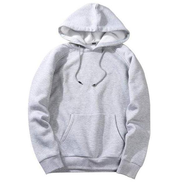 Planet Gates Grey / S / China Autumn Fashion Hoodie Male Warm Fleece Coat Hooded Men Brand Hoodies Sweatshirts EU Size
