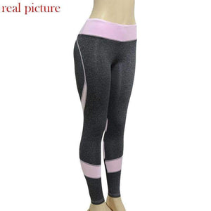 Planet Gates grey / S Hot sale patchwork heart hip leggings sportswear for women bodybuilding grey slim sexy legging female pants sale