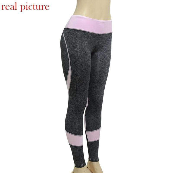 Planet Gates grey / S Hot sale patchwork heart hip leggings sportswear for women bodybuilding grey slim sexy legging female pants sale