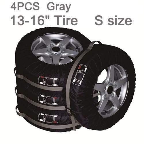 Planet Gates Grey S Size / China 4Pcs Spare Tire Cover Case Polyester Winter and Summer Car Tires Storage Bag Automobile Tyre Accessories Vehicle Wheel Protector
