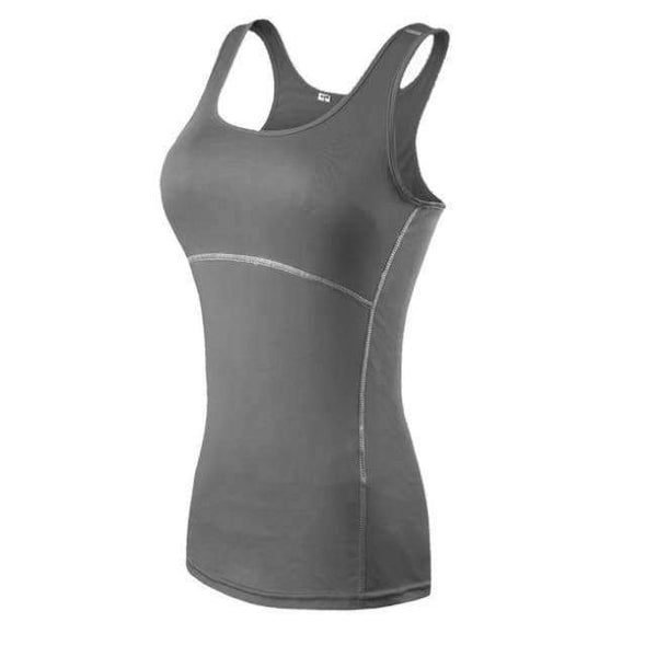Planet Gates grey / S Yoga Tops Vest Women Sports Top Tank Duick Dry Fitness Woman Sport Shirt Gym Yoga Tops Female t Shirt Black Yoga Shirt