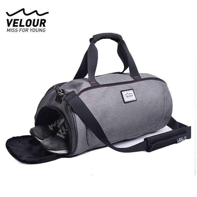 Planet Gates Grey Shoulder Sports Gym Bag for Shoes Bags Women Fitness Yoga Training Men Gymtas tassen 2018 Sac De Sport Tas X584YL