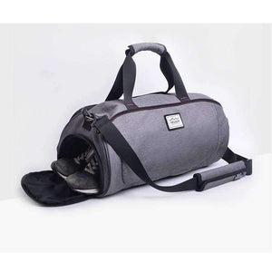 Planet Gates Grey Shoulder Sports Gym Bag for Shoes Bags Women Fitness Yoga Training Men Gymtas tassen 2018 Sac De Sport Tas X584YL