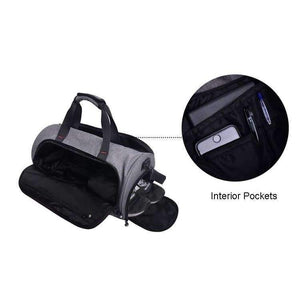 Planet Gates Grey Shoulder Sports Gym Bag for Shoes Bags Women Fitness Yoga Training Men Gymtas tassen 2018 Sac De Sport Tas X584YL