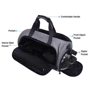 Planet Gates Grey Shoulder Sports Gym Bag for Shoes Bags Women Fitness Yoga Training Men Gymtas tassen 2018 Sac De Sport Tas X584YL