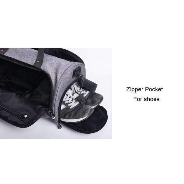 Planet Gates Grey Shoulder Sports Gym Bag for Shoes Bags Women Fitness Yoga Training Men Gymtas tassen 2018 Sac De Sport Tas X584YL