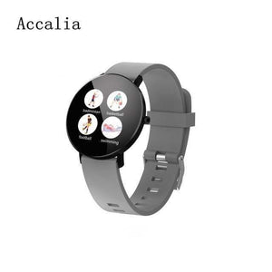 Planet Gates grey silica Smart watch Full Screen Touch GPS Tracker Heart rate Blood Pressure Monitor Smart Wristband Sport Smart bracelet