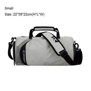Planet Gates Grey Small Gym Bags For Training Bag 2018 Tas Fitness Travel Sac De Sport Outdoor Sports Shoes Women Dry Wet Gymtas Yoga Bolsa XA103WA