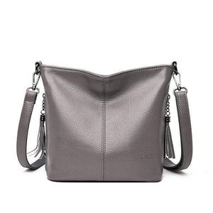 Summer Small Solid Colors Leather Shoulder Bags Girl Messenger Bag Female  Luxury Handbags