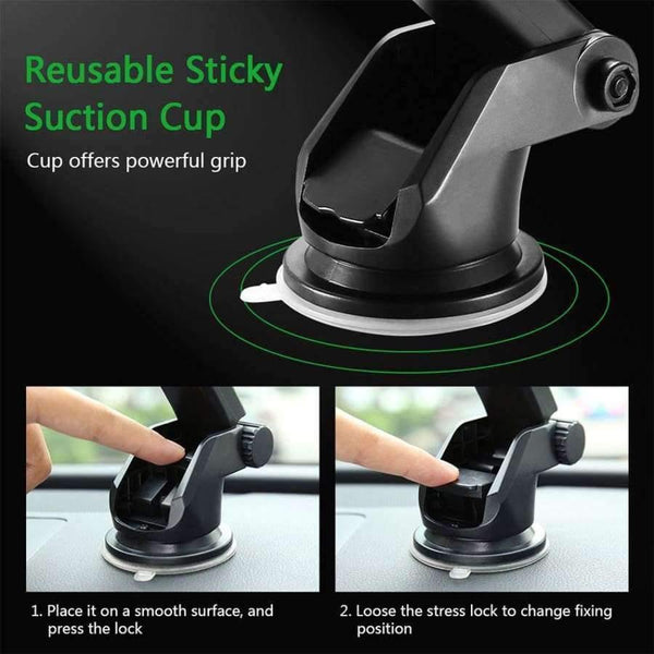 Planet Gates Grey Windshield Mount Gravity Sucker Car Phone Holder Air Vent Car Holder For iPhone X XS Max XR 7 8 Holder For Phone In Car