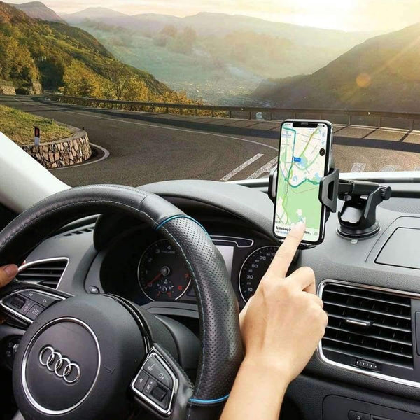 Planet Gates Grey Windshield Mount Gravity Sucker Car Phone Holder Air Vent Car Holder For iPhone X XS Max XR 7 8 Holder For Phone In Car
