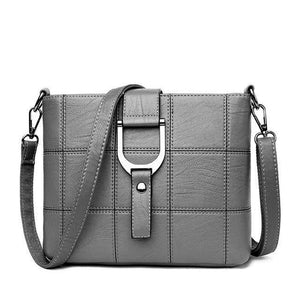 Planet Gates Grey Women's luxury Messenger bag designer ladies bag  casual shoulder bags wild small square