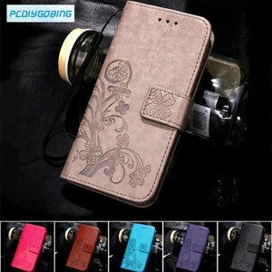 Planet Gates Grey / X3 / Case & Strap Luxury Leather Phone Case For Doogee X3 / X5 Max  X5 Max Pro / F5 / X6 X6 Pro Back Cover Flip Shell Wallet Stand