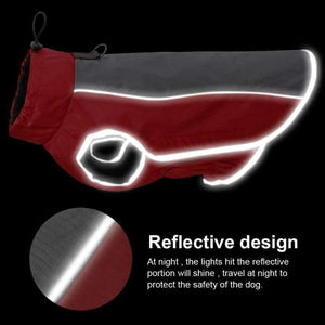 Planet Gates Grey / XXL Clothes Reflective Waterproof Pet Jacket Winter Coat Puppy Clothing For Small Medium Large Dogs Pitbull French Bulldog