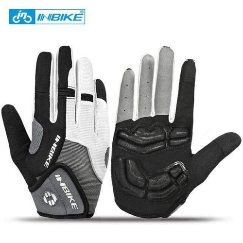 Planet Gates Grey / XXL Gel Padded Cycling Gloves Full Finger Road Bicycle Outdoor Sports Skiing Gloves Men Women Racing Climbing MTB Bike Gloves