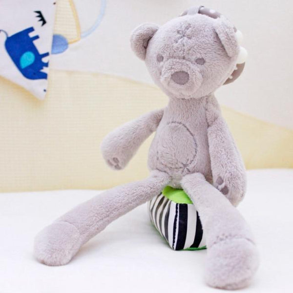 Planet Gates greybear Baby Soft Plush toys Infant Stroller Comfort Stuffed Animal Rattle Mobile Babys kawaii plush Toys Hanging Bed Bell Crib Rattles