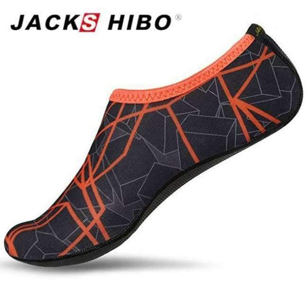 Planet Gates GreyOrange / 43 JACKSHIBO Summer Water Shoes Men Swimming Shoes Aqua Beach Shoes Big Plus Size Sneaker for Men Striped Colorful zapatos hombre