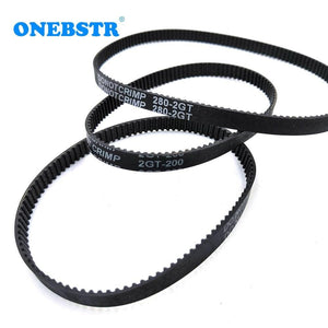 Planet Gates GT2 Closed Loop Timing Belt Rubber 2GT 6mm 110 112 122 158 200 280 300 400 610 752 852 1220 1524 mm Synchronous Belts 3D Printer