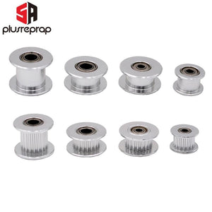 Planet Gates GT2 Idler Timing Pulley 16-tooth 20-Teeth with 3mm or 5mm Bore with Bearings for 3D Printer Parts Timing Belt 6mm 10mm