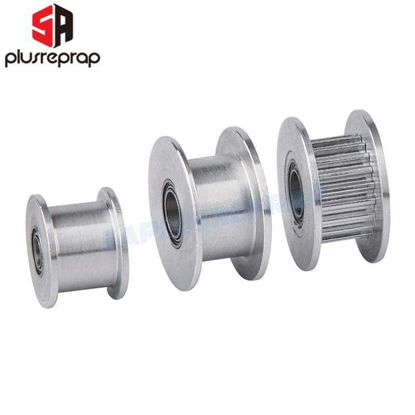 Planet Gates GT2 Idler Timing Pulley 16-tooth 20-Teeth with 3mm or 5mm Bore with Bearings for 3D Printer Parts Timing Belt 6mm 10mm