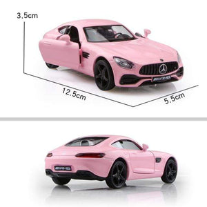 Planet Gates GTS Pink CLS 63 AMG Collection Mode Toys For Children Simulation Exquisite Diecasts Toy Vehicles RMZ city Car Styling 1:36 Alloy Car