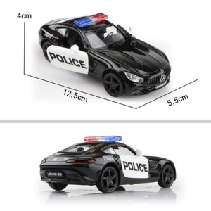 Planet Gates GTS Police Car CLS 63 AMG Collection Mode Toys For Children Simulation Exquisite Diecasts Toy Vehicles RMZ city Car Styling 1:36 Alloy Car