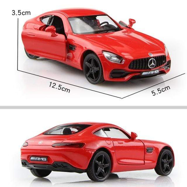 Planet Gates GTS Red Birthday Presents Boys Toys AMG C63 S Coupe Simulation Exquisite Diecasts Toy Vehicles RMZ city Car Styling 1:36 Alloy Model