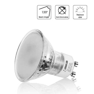 Planet Gates GU10 LED Track Lighting 40W Halogen Equivalent Daylight White 6000K 4W LED Spotlight 420LM LED Lamp for Pedant Fixtures-6Packs