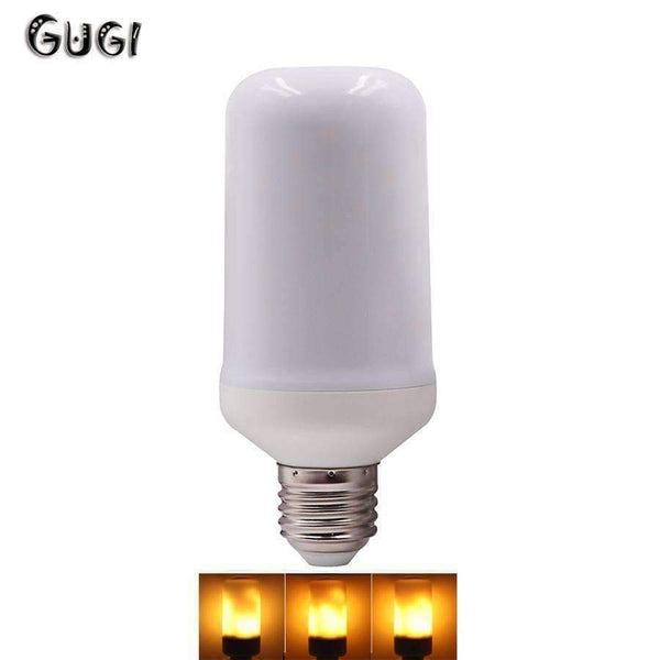 Planet Gates GUGI E27 2835 99 LEDs Flame fire Light 7W Led Lamp Flickering Flame Effect Corn light Decorative lamp Creative bulb IC 85V-265V