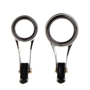 Planet Gates Guide Ring Fishing Rod Pole Line Guides Top Rings Folding Stainless Steel Telescopic DIY Eye Ring Repair Kit Tackle