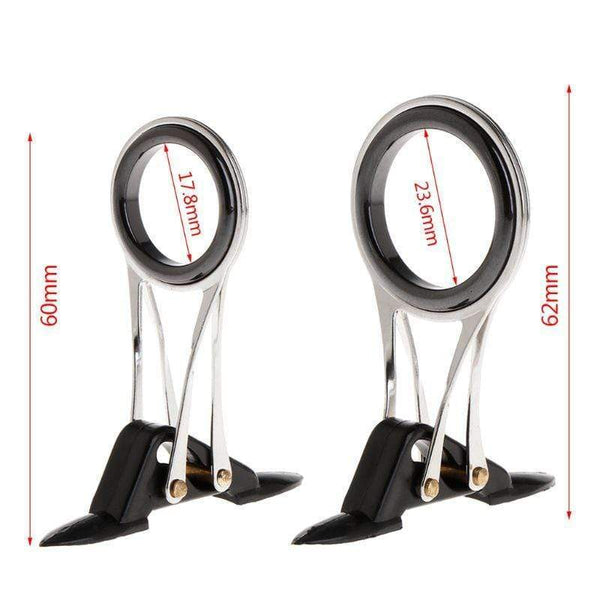 Planet Gates Guide Ring Fishing Rod Pole Line Guides Top Rings Folding Stainless Steel Telescopic DIY Eye Ring Repair Kit Tackle