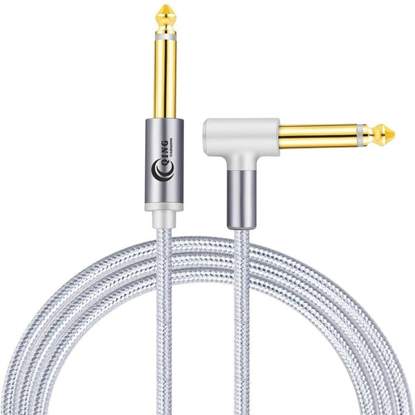 Planet Gates Guitar Cable 6.5mm Jack Audio Cable Nylon Braided 6.35 Guitar Instrument Cable for Electric Guitar Mixer Amplifier 6.35mm Cable