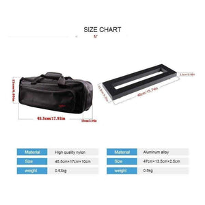 Planet Gates Guitar Effect Pedal Board Setup 40X13 CM DIY Guitar Pedalboard With Magic Tape Musical Instrument Accessory For Sale 120 B