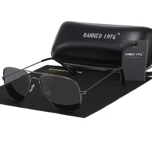 Planet Gates gun A2 Classic HD Polarized Metal frame Aviation Sunglasses Designer Women Men Feminin Brand Name Oculos Vintage Glasses