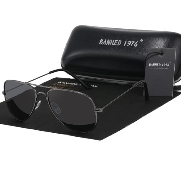 Planet Gates gun A2 Classic HD Polarized Metal frame Aviation Sunglasses Designer Women Men Feminin Brand Name Oculos Vintage Glasses