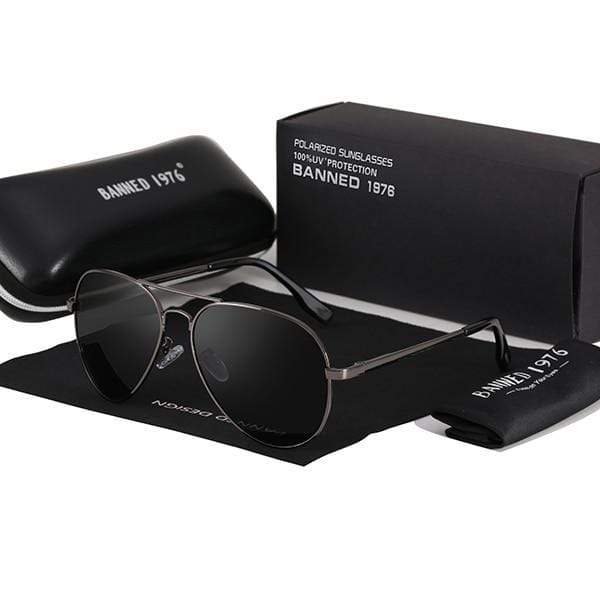 Planet Gates gun black HD Polarized designer brand Sunglasses women men vintage classic sunglasses feminin new shades oculos de sol