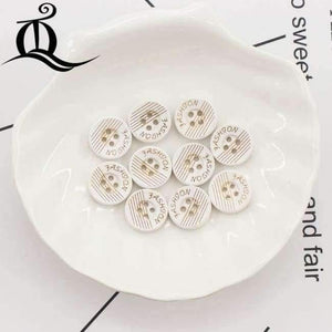 Planet Gates Gun Metal 10 color mix British style white 100pcs picture Print 4 Holes Wooden Buttons 15mm Sewing Scrapbooking Crafts,tq BUTTONS 12
