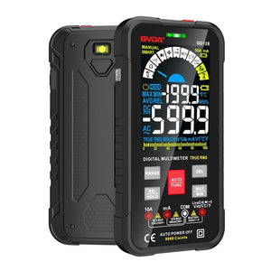 Planet Gates GVDA New Smart Multimeter Auto Range 1000V 10A Digital Capacitance Tester True RMS REL Ohm Hz AC DC Voltage Meter Multimetro