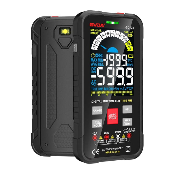 Planet Gates GVDA New Smart Multimeter Auto Range 1000V 10A Digital Capacitance Tester True RMS REL Ohm Hz AC DC Voltage Meter Multimetro