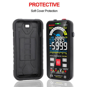 Planet Gates GVDA New Smart Multimeter Auto Range 1000V 10A Digital Capacitance Tester True RMS REL Ohm Hz AC DC Voltage Meter Multimetro